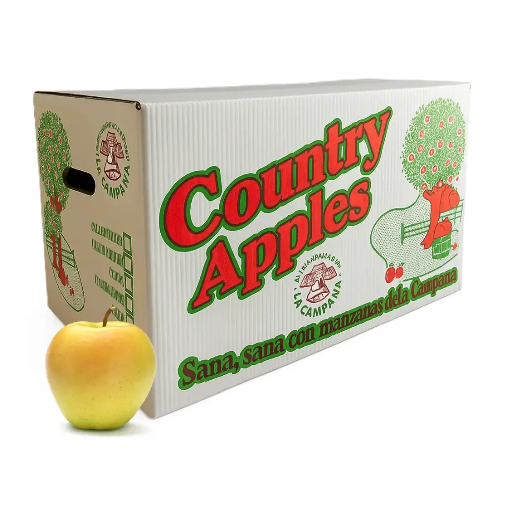Manzana Golden Delicious | #80's | Country Apple® | Chihuahua | C-CTN ±20Kg 