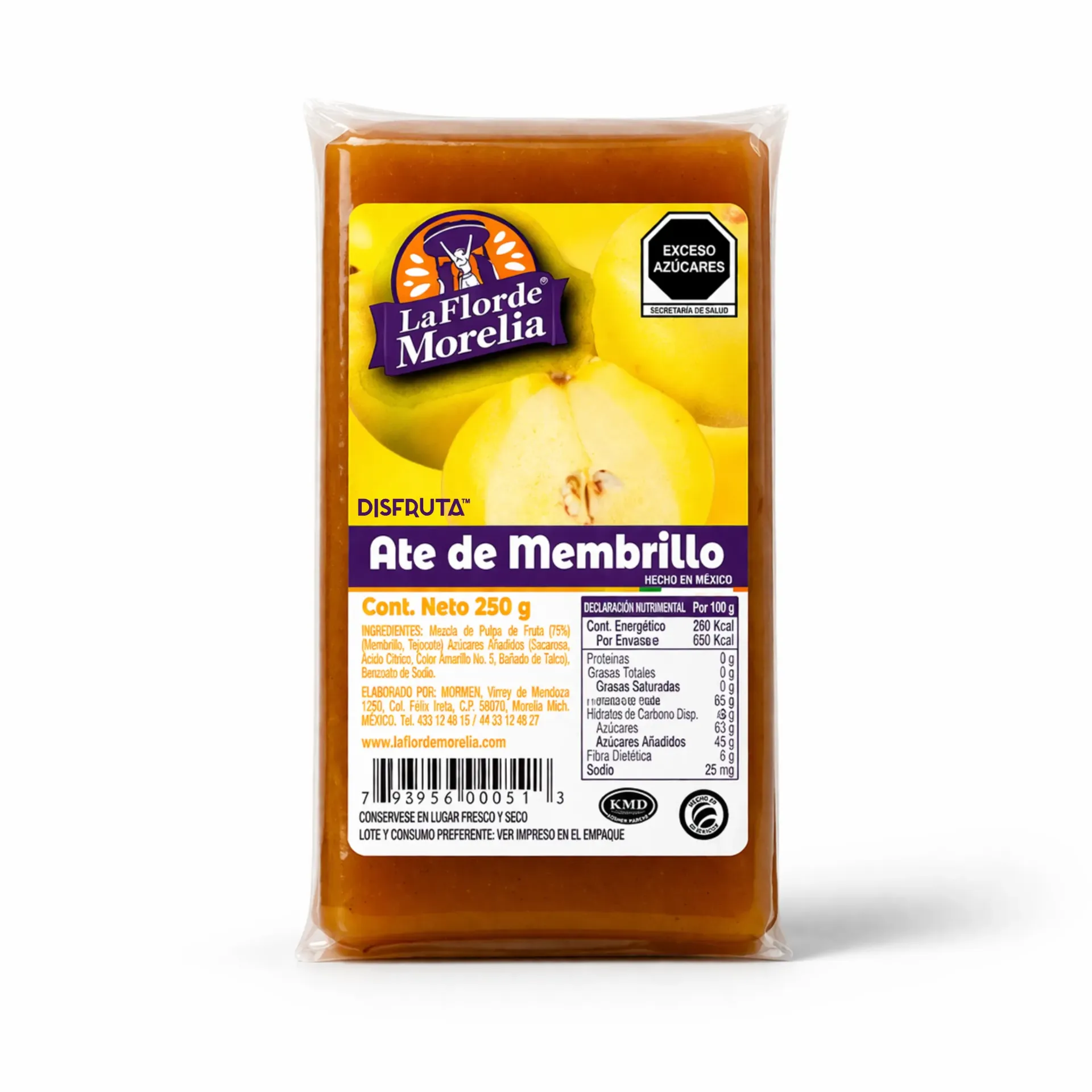 Ate de Membrillo | La Flor de Morelia® | Pack 250Gr