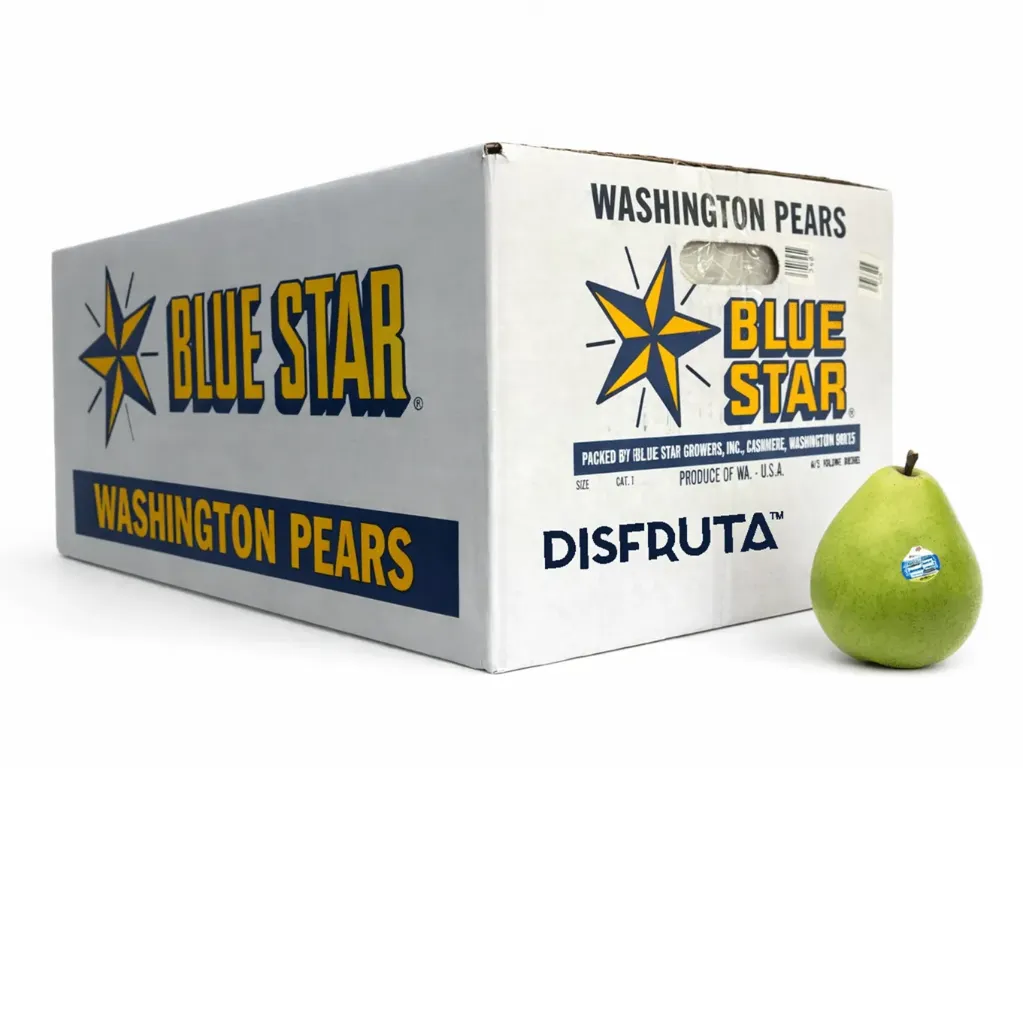 Pera Bearre D'Anjou Verde | #70's | Blue Star® | Washington | C-CTN ±20KG