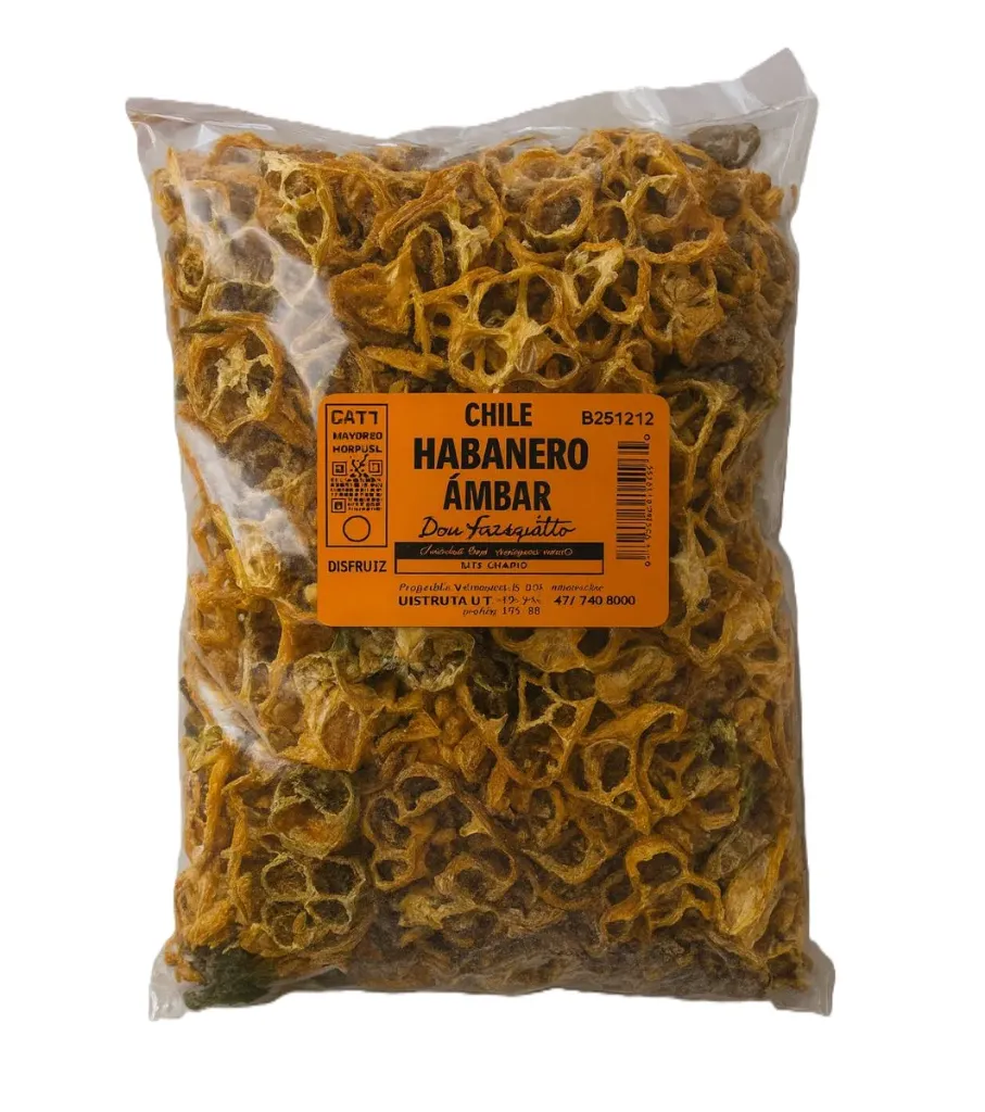 Chile Habanero Ámbar | Deshidratado | Yucatán                                                                               