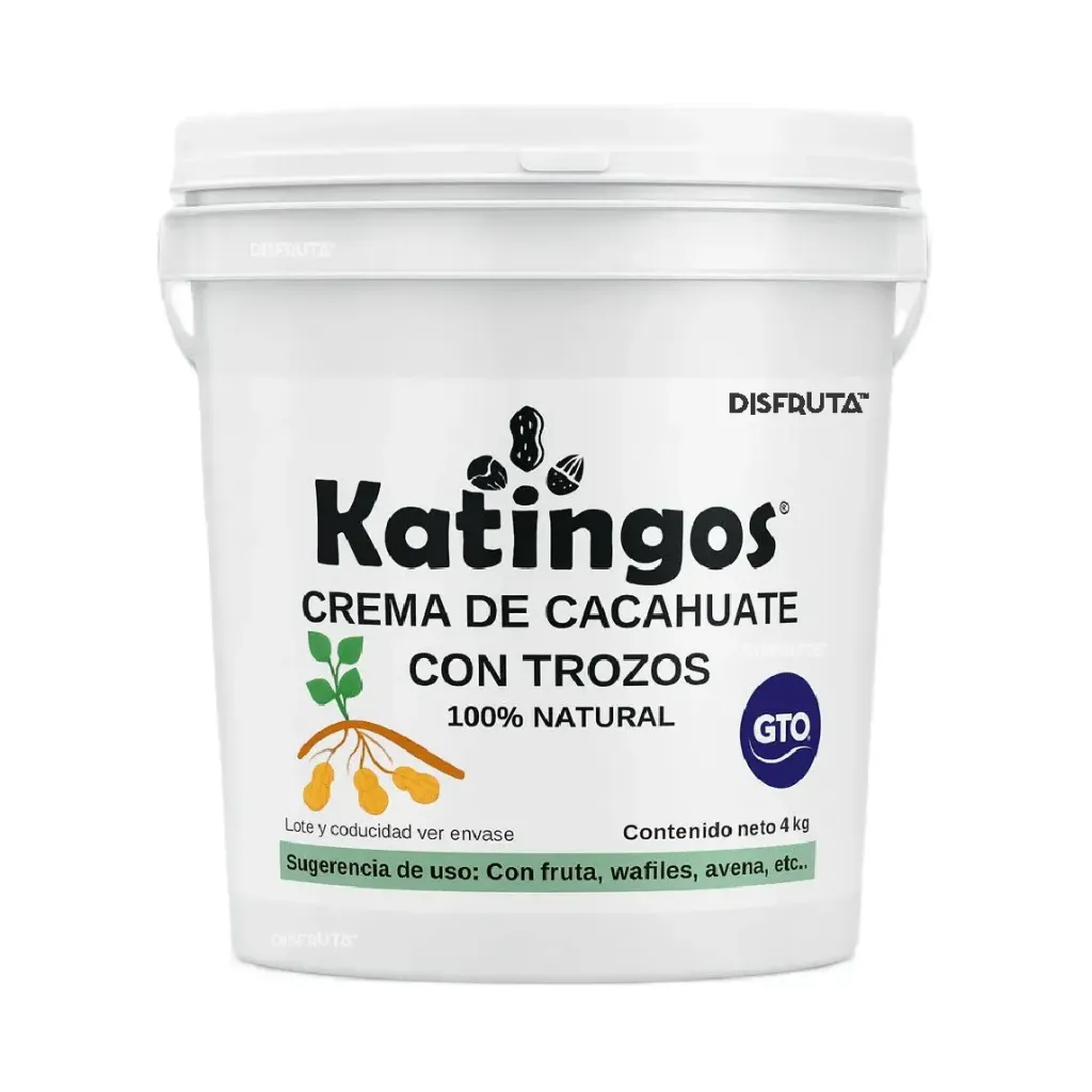 Chunky Peanut Butter | Katingos® | Guanajuato | BKT 8.81Lb-4Kg