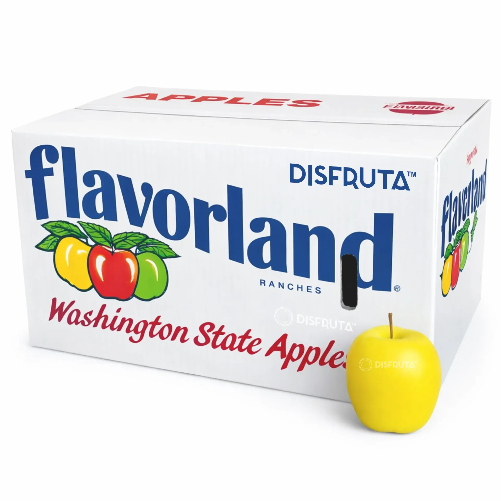 Manzana Golden Delicious | #88's | Flavorland® | Washington | C-CTN±18Kg