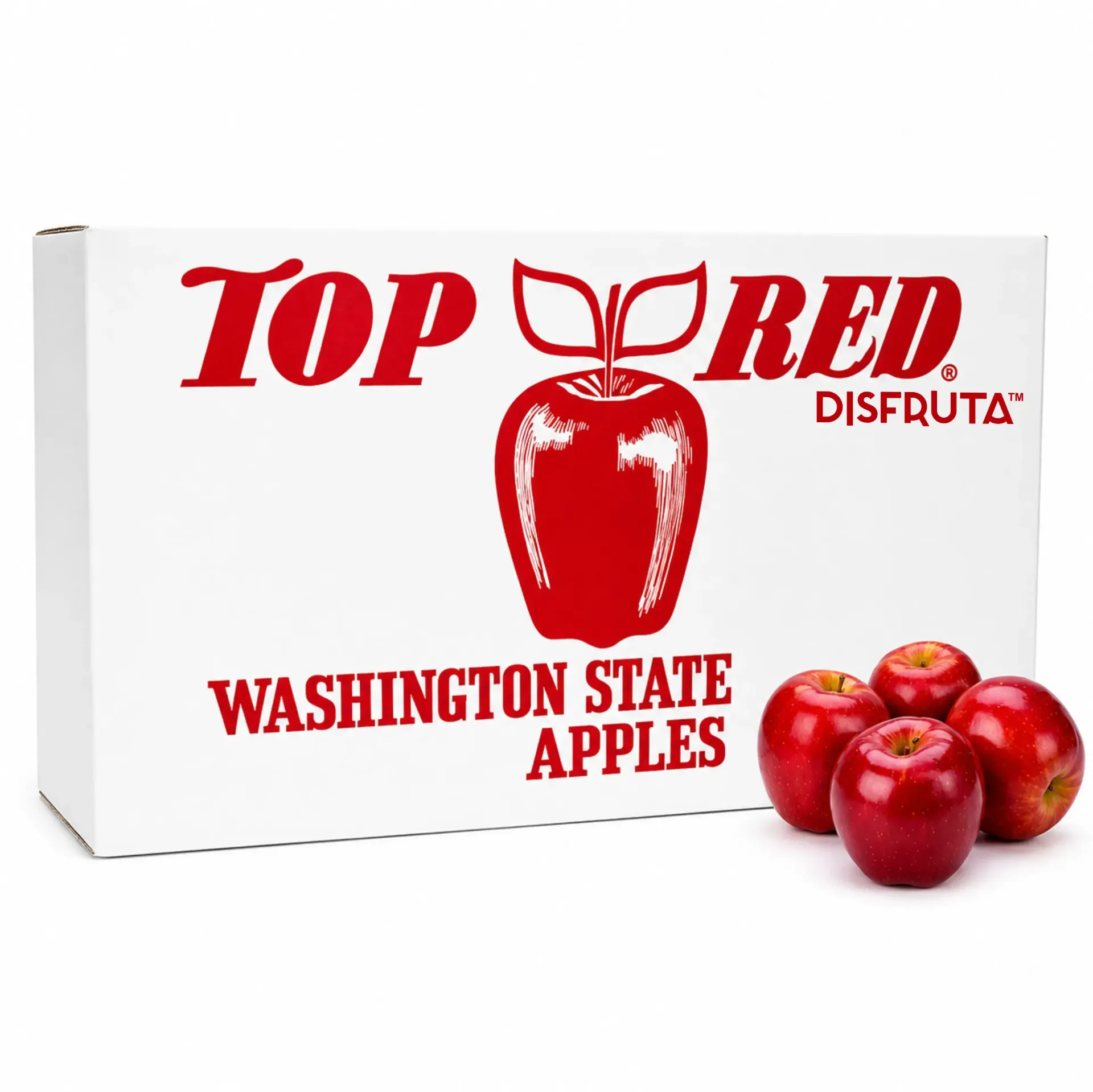 Manzana Red Delicious | #138’S | Top Red® | Washington |  C-CTN ±18KG