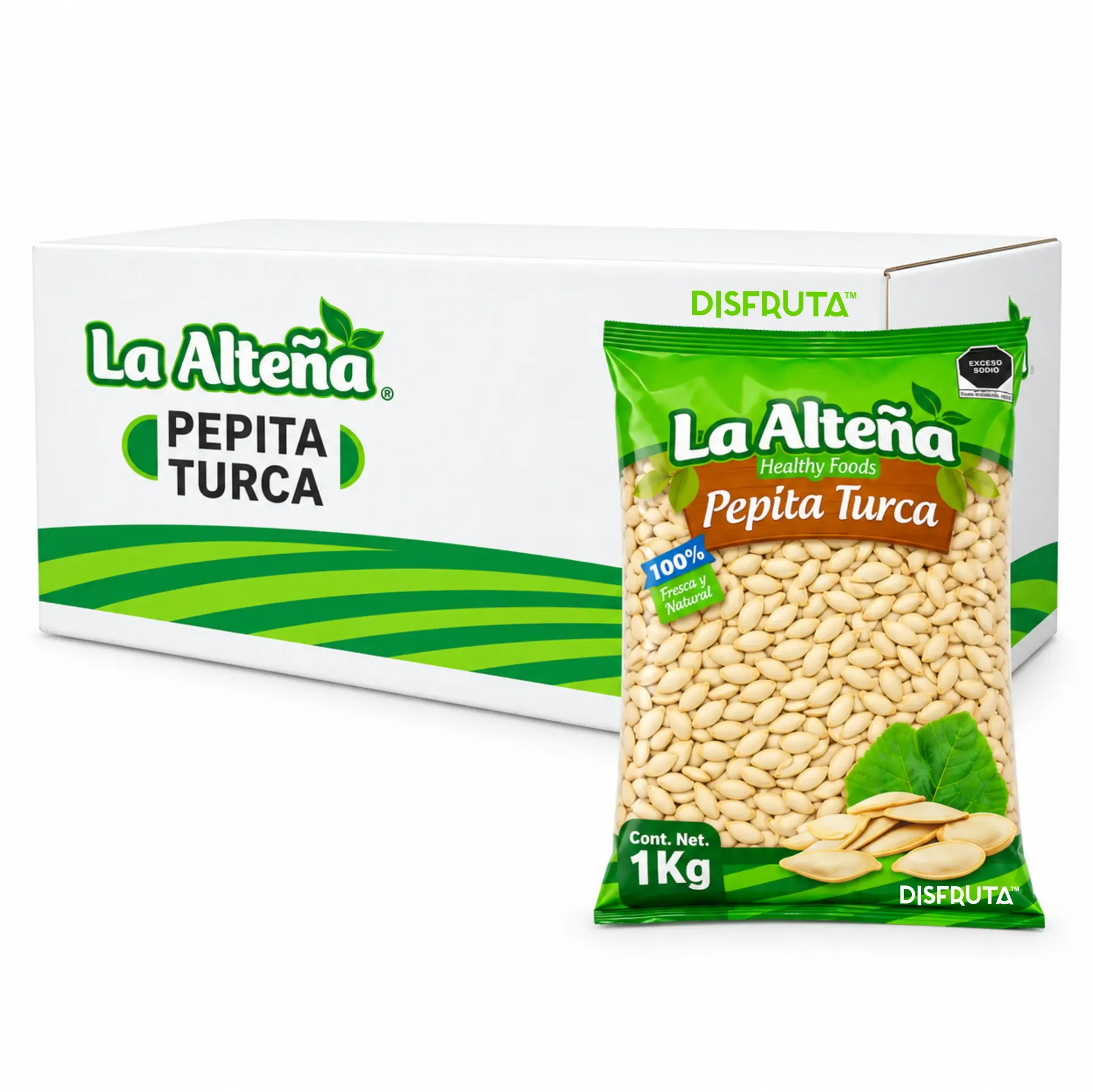 Semilla de Calabaza | Turquía | Horneada C/S | La Alteña®| C-CTN 12Pack-1Kg