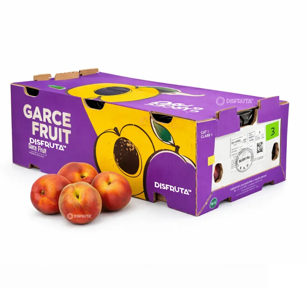 Durazno Zee Lady | C #48 | Garces Fruit® | Chile | C-CTN ±9Kg