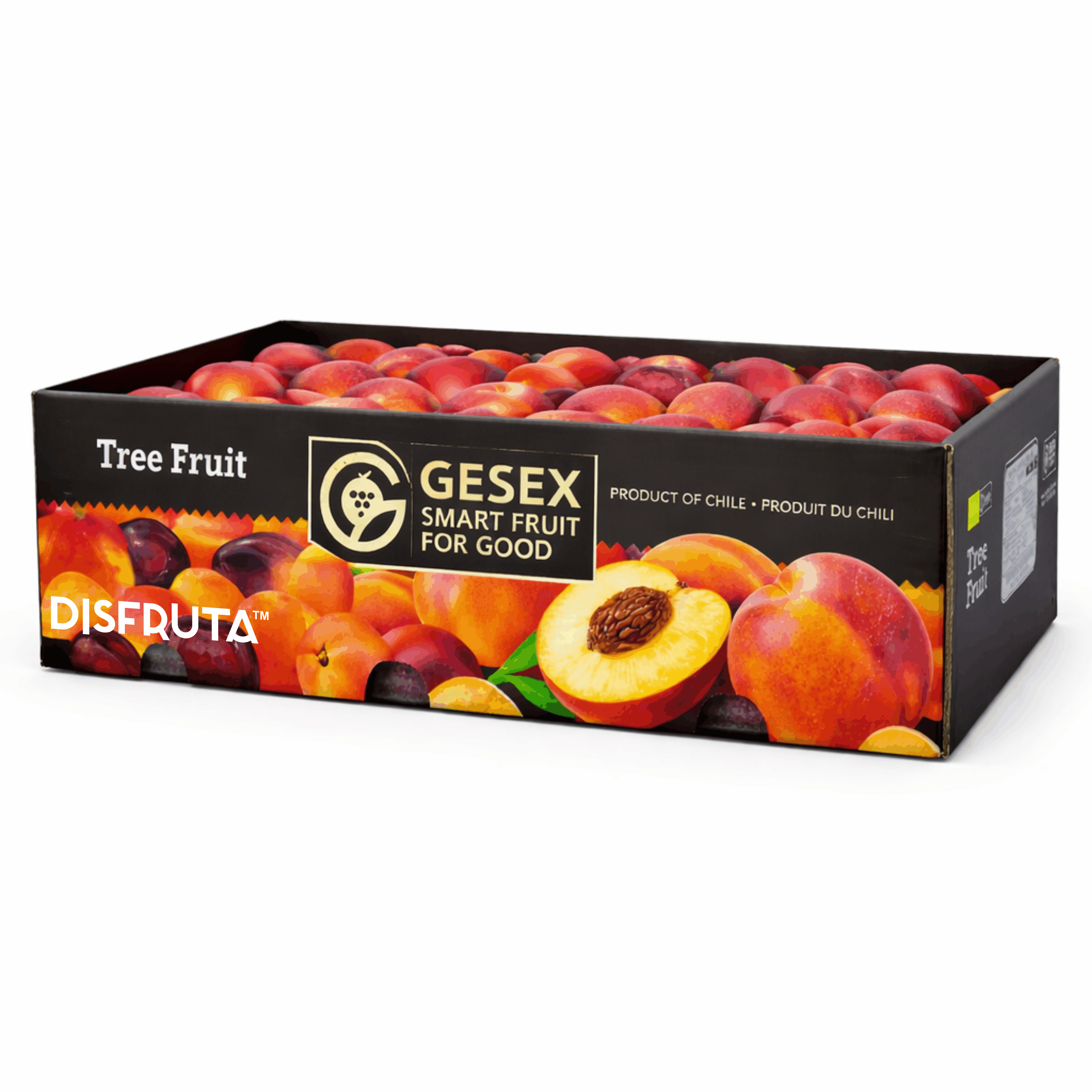 Durazno Summer Flame | Yellow Flesh | C #44 | Gesex® | Chile | C-CTN ±9Kg