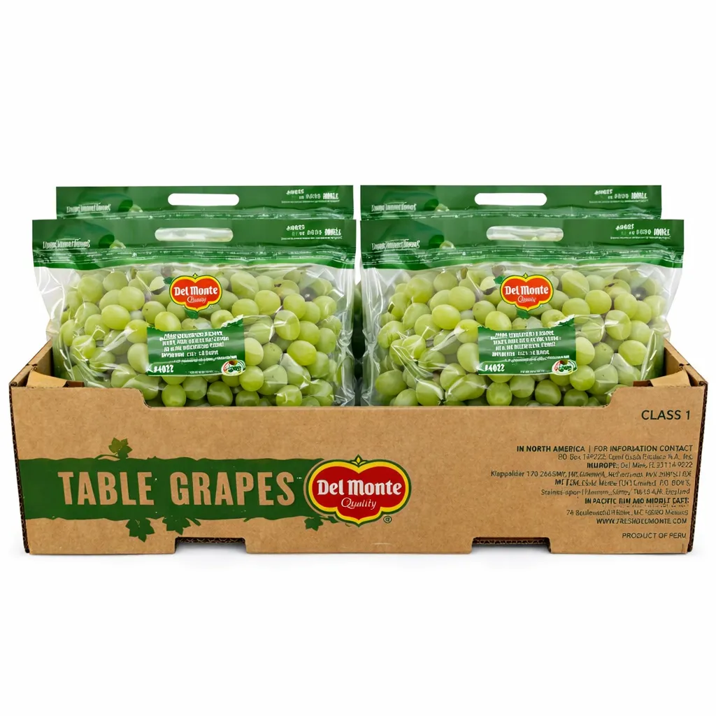 Uva Autumncrisp® | Sugra35 | #5J | Del Monte® | Perú | C-CTN ±7.3KG