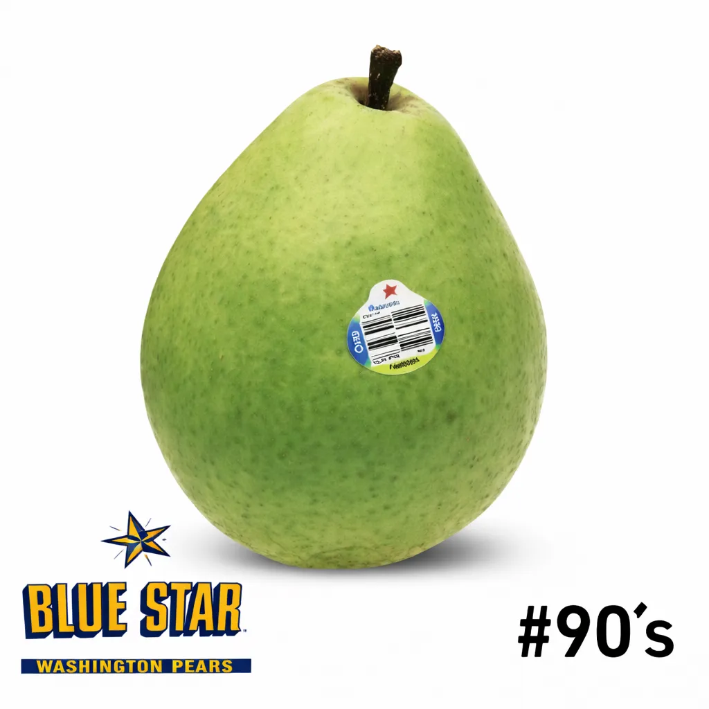 d'Anjou Green Pear | #90's | Blue Star® | Washington | BLK