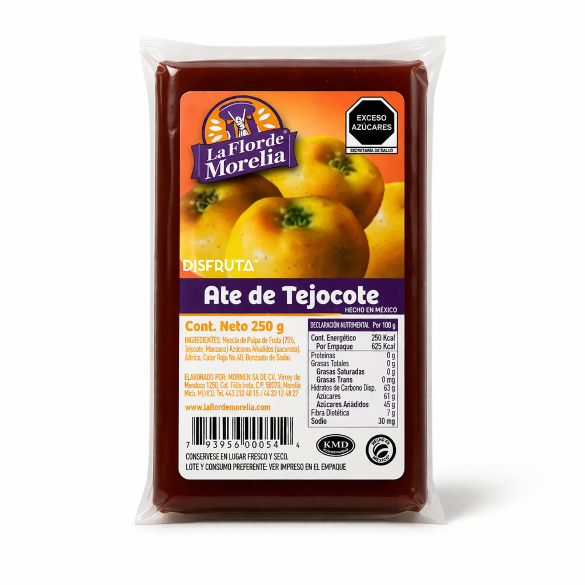 Hawthorn (Tejocote) Jam | La Flor de Morelia® | Pack 250Gr
