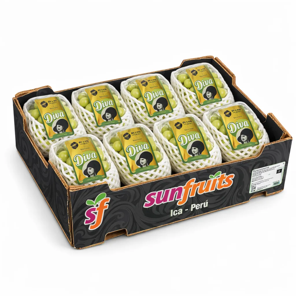 Moscatel Grape | Vitis Vinifera  | #3J | Sunfruits® | Perú |CTN-BX 11.02lb