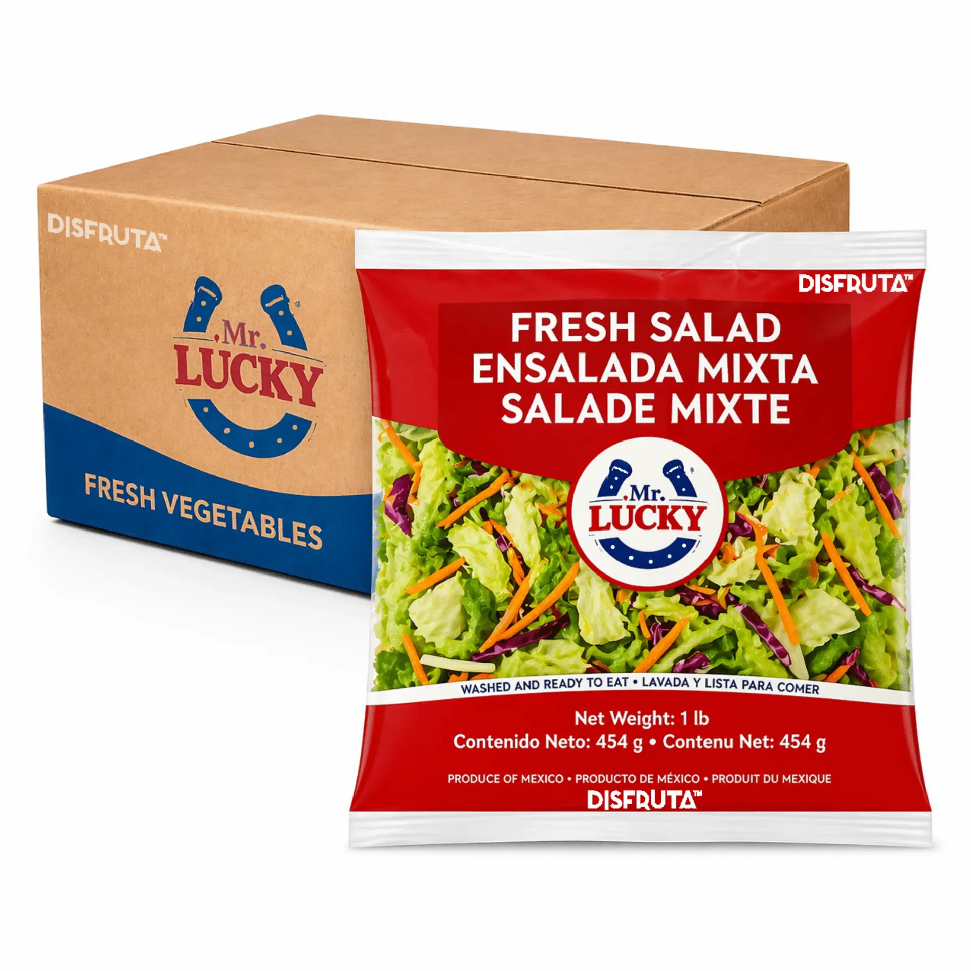 Ensalada César |  Mr. Lucky® | Guanajuato | C-CTN 12 Pack/185Gr                                                                               