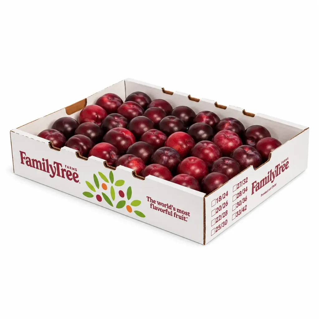 Sangria Plumcot | C #52/72 | Family Tree Farms® | California | CRB-TRAY ±5.5Kg