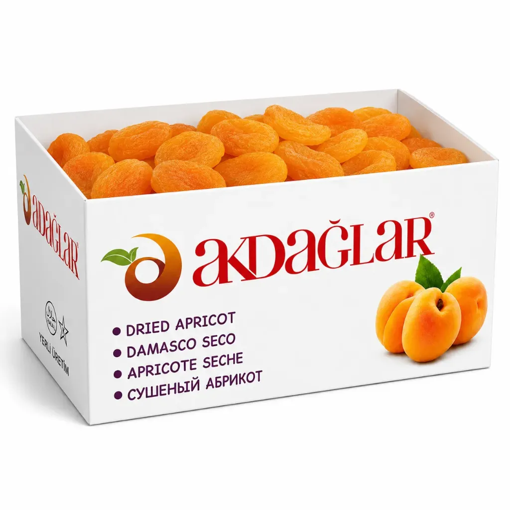 Dried Apricot  | C #02  | Akdaglar® | Uzbekistán |CRB-BX ±27.5Lb-12.5Kg