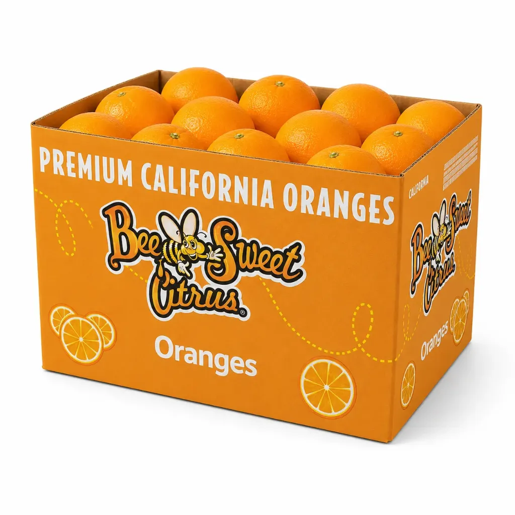 Navel Orange | C #36's | Bee Sweet Citrus® | California | CRB-BX ±17Kg                                         