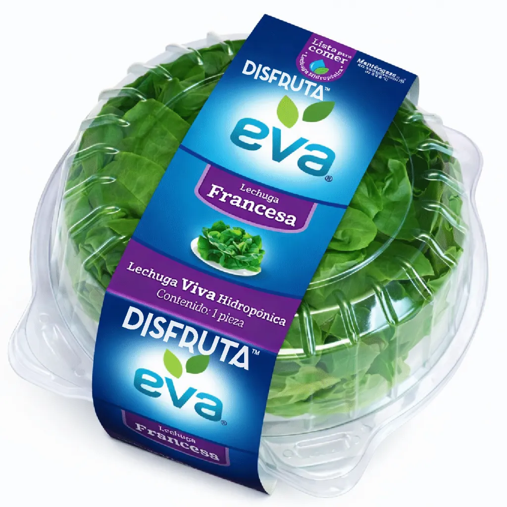 Lechuga Hidrpónica Francesa | Eva® | Guanajuato | Clamshell 1U