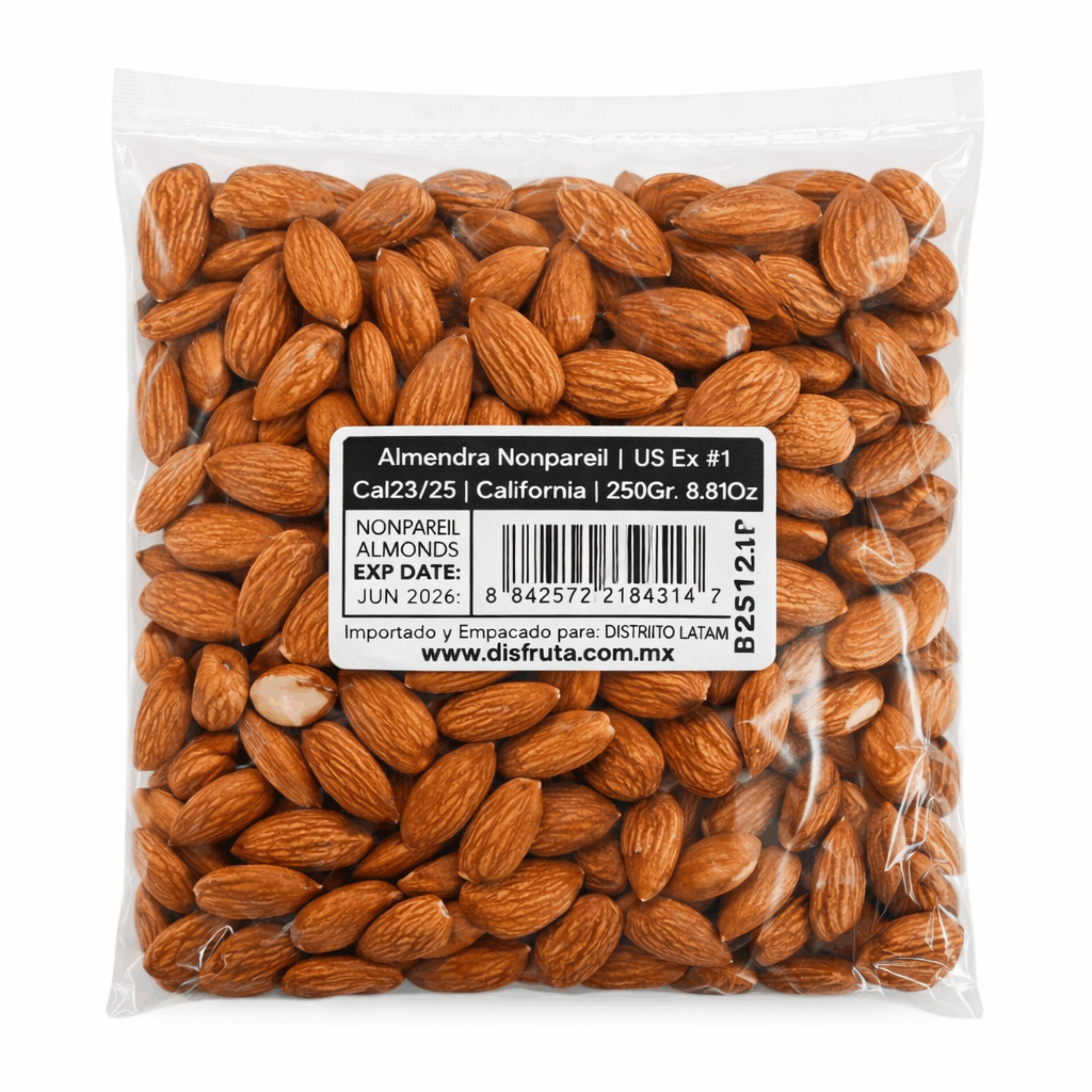 Almendra Nonpareil | CAT.1 C 20/22 | Premier® | California | Pack 250Gr
