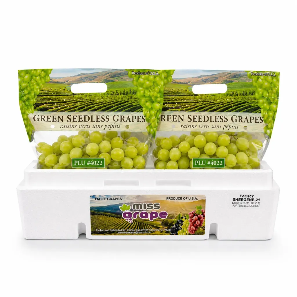 Ivory™ Grapes | Sheegene 21 | Miss Grape® | California | C-UNC ±9.2KG