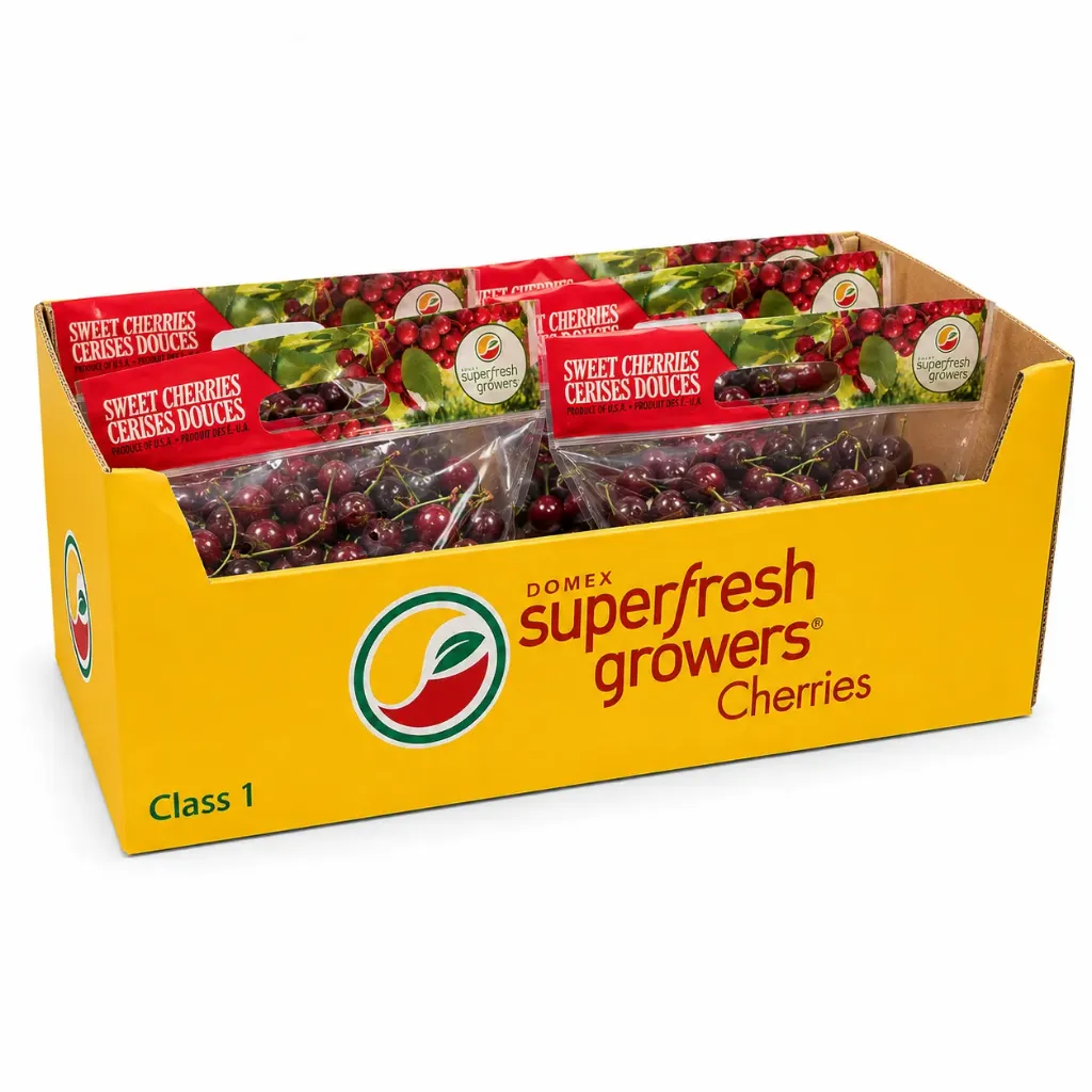 Cereza Chelan | WA #1 | Superfresh Growers® | California | C-CTN ±8.2Kg - 18lb | 8/2lb Bagged