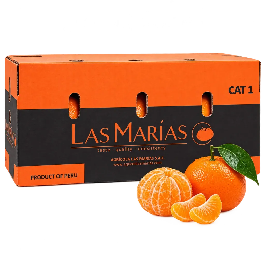 Mandarina Tango | CAT.1 | C #X3 | Las Marías® | Perú | C-CTN ±10Kg