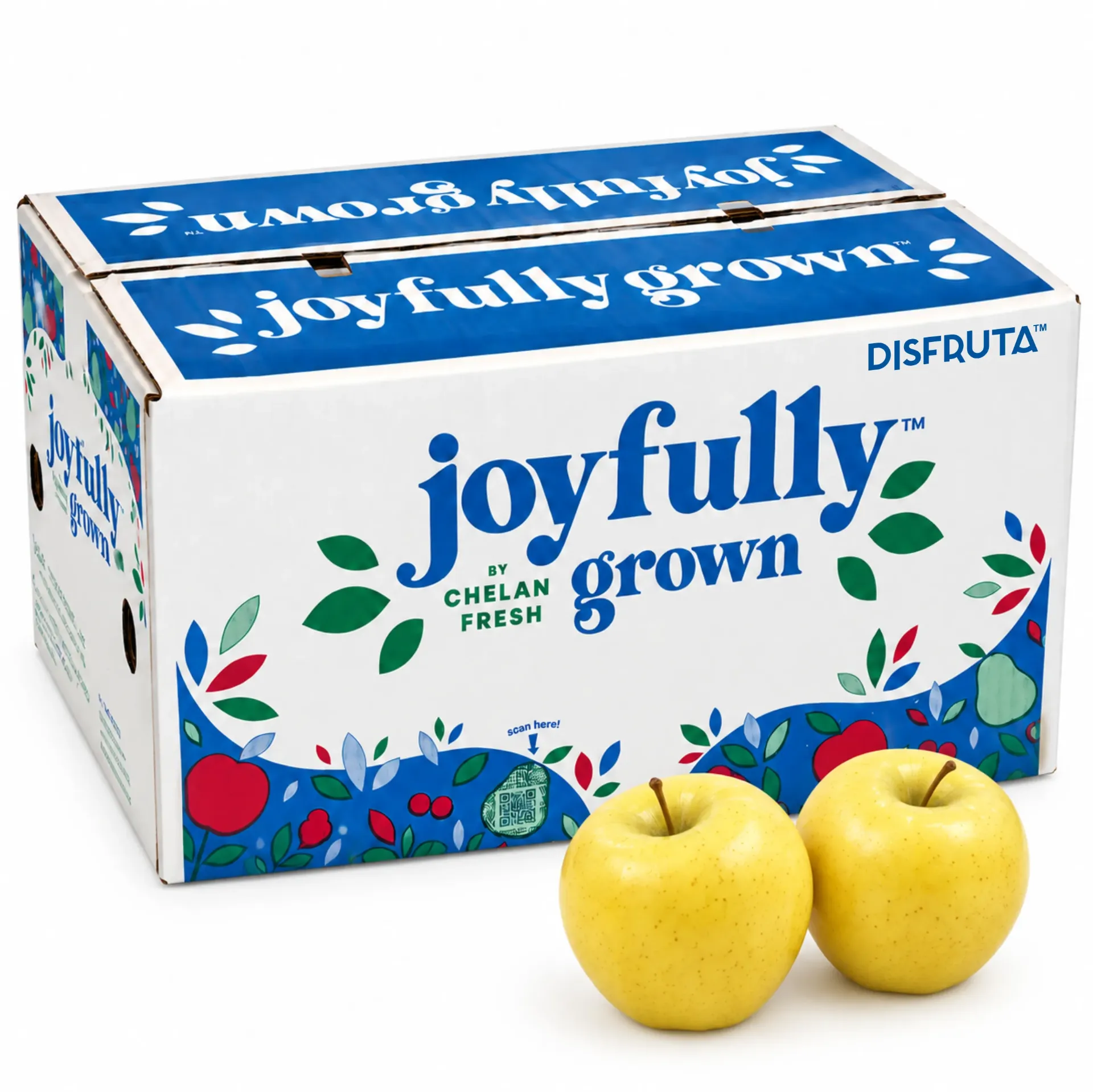 Manzana Golden Delicious | Joyfully Grown® | C #100'S | Washington |  C- CTN ±18Kg