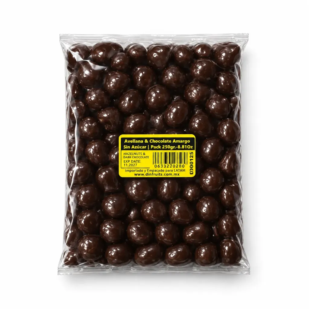Avellana & Chocolate Amargo  | Sin Azúcar | Óregon | Pack 250Gr