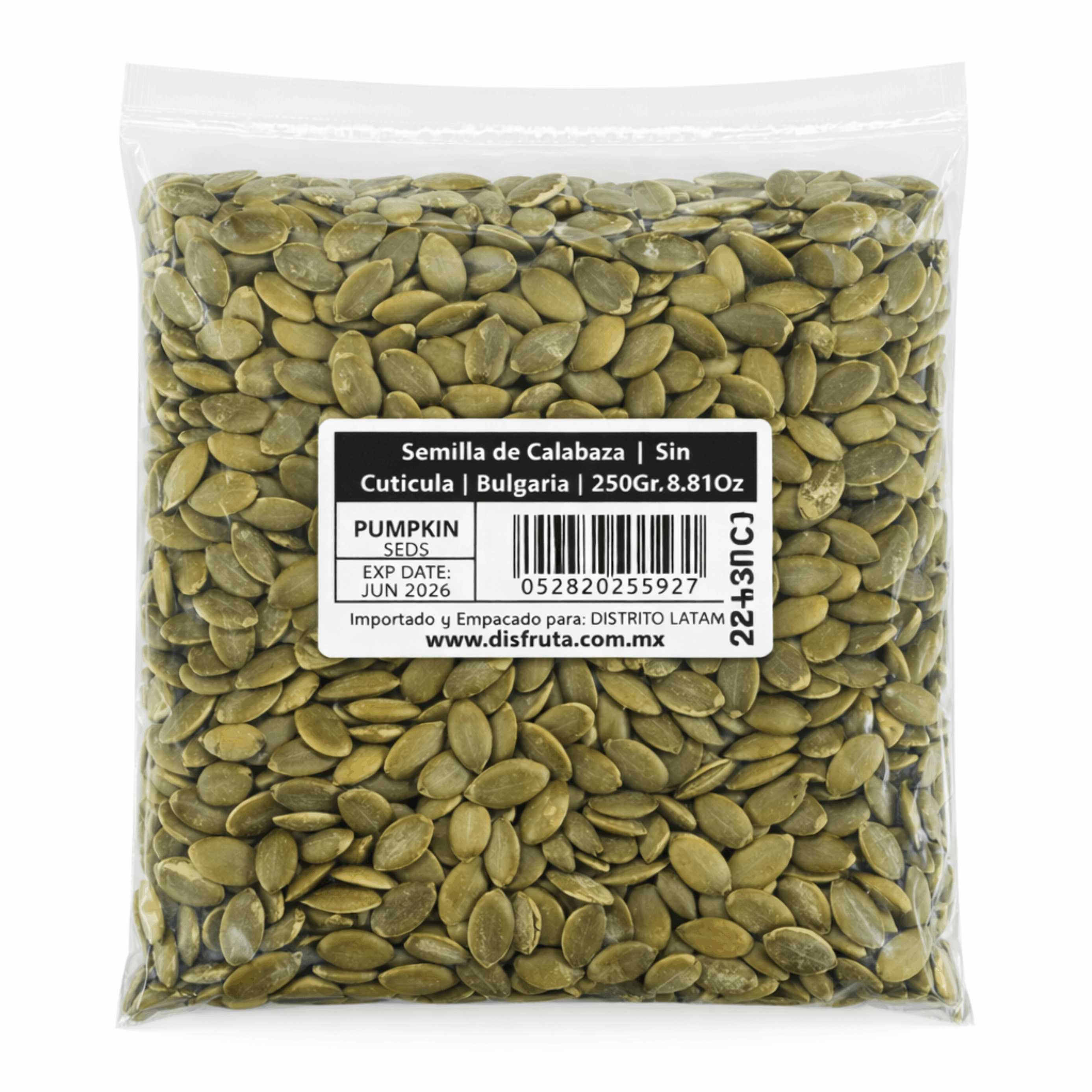 Semilla de Calabaza | Sin Pericarpio | International Trading® | China | Pack 250GR