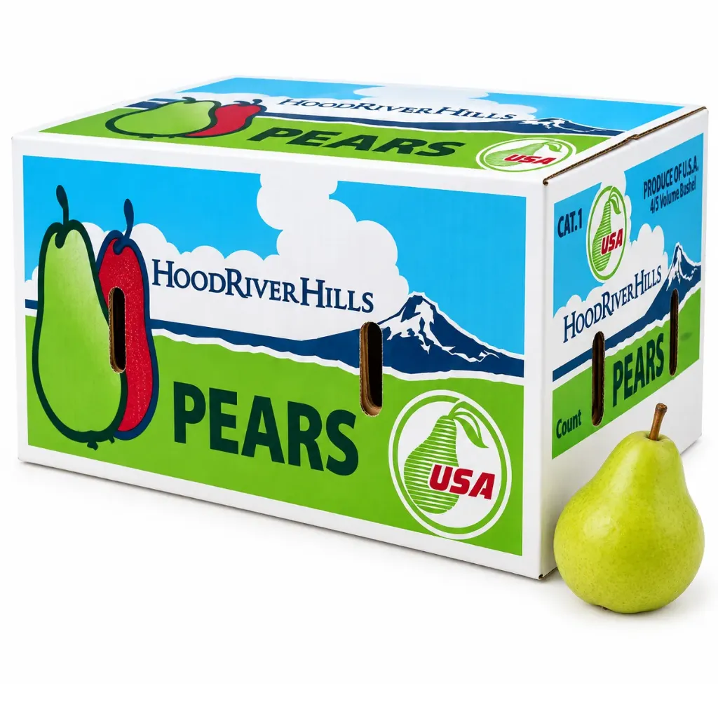 Pera d'Anjou Verde | HoodRiverHills® | C #70's |  Washington | C-CTN 18kg