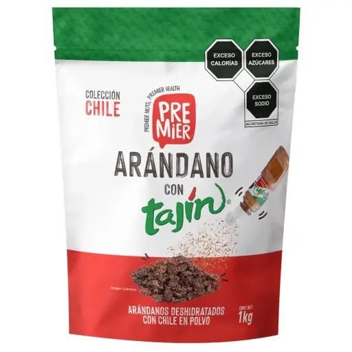 Arándano Rojo D&C | Con Tajín® |  Premier ®  |  Pack 1Kg                                                                               
