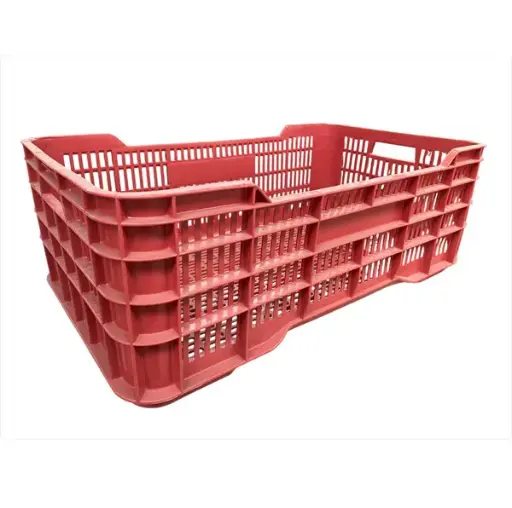 Contenedor Plástico | Rojo | León | P. Calado | Novatec®                                                                               