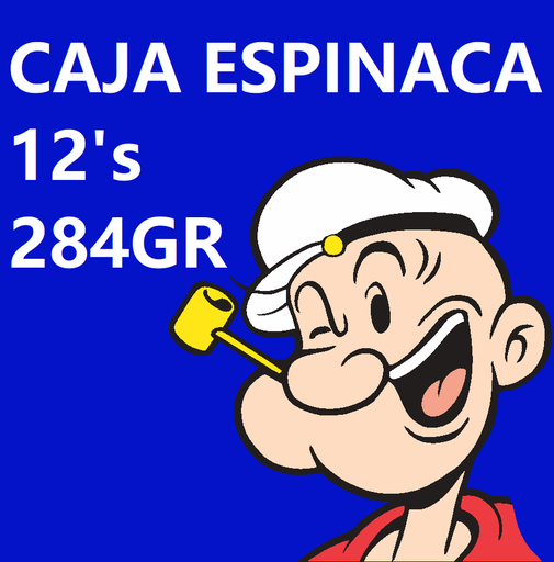 Espinaca Popeye ® | Mr. Lucky® | Guanajuato |  C-CTN 12 Pack/284Gr                                                                             
