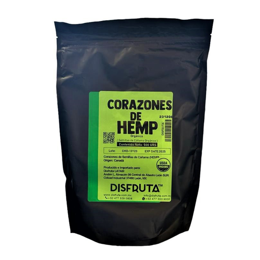 Semilla De Hemp | Corazones | Canadá | Pack 500Gr                                                                               