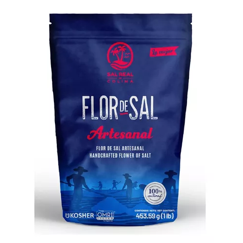 Handcrafted Flower of Salt   | Sal Real de Colima® | Colima | ZipBag 1Lb-453.5Gr